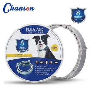 <span class=keywords><strong>Collar</strong></span> Ajustable Impermeable Antipulgas y Garrapatas <span class=keywords><strong>para</strong></span> Perros y Gatos, Repelente de Insectos de Larga Duración contra Parásitos - Product Image 3
