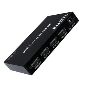 4K 2x4 <span class=keywords><strong>HDMI</strong></span> 매트릭스 2 in 4 오디오 출력 V2.0 <span class=keywords><strong>hdmi</strong></span> 매트릭스 2x4 지원 오디오 - Product Image 2