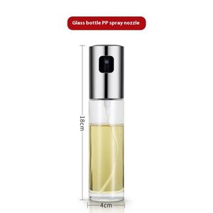 304 Stainless Steel Oil Sprayer <b>Bottle</b> Kitchen Press Glass Soy Sauce/<b>Vinegar</b> Sprayer for Cooking Tools Metal Material - Product Image 4