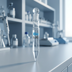 Pipeta cuentagotas de vidrio borosilicato BioLab con tapón intercambiable para uso en laboratorio - Product Image 4