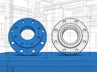 Réducteur concentrique conique à double bride en fonte ductile BS4772 DN65-DN200 pour conduite d'eau, raccord de tuyauterie en fonte