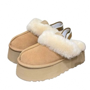 Fabriquées en cuir de mouton de qualité supérieure, bottes UGGS douces pour femmes, bottes d'hiver classiques, extrêmement confortables - Product Image 3