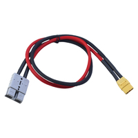Kit électrique pour vélo électrique 12V/24V, adaptateurs de prise personnalisés, panneau de commutation 4 voies, voltmètre USB, câbles d'alimentation en silicone, faisceau de câblage
