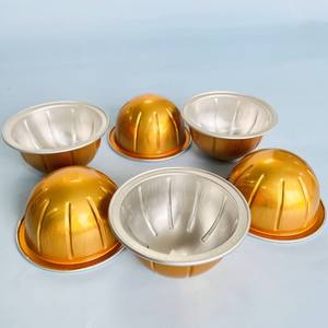 <span class=keywords><strong>Capsule</strong></span> en aluminium de haute qualité de 41 ml, dorée, pour <span class=keywords><strong>Dolce</strong></span> <span class=keywords><strong>Gusto</strong></span>, masque facial pour les mains et les pieds, poudre, emballage scellé avec couvercle - Product Image 2