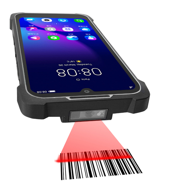 5.7 Inch Ruggedized IP68 Waterproof Android 13 PDA 2D Barcode Scanner Dual SIM Support Handheld POS Terminal Dual 4G LTE Stock