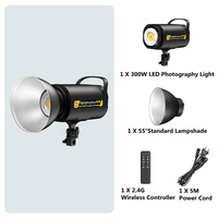 Lampe vidéo LED 300W 5700K à intensité variable continue pour photographie, éclairage de studio photo, lumière du jour pour vidéo YouTube et éclairage d'appoint en direct