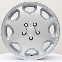 Jantes en alliage pour voiture de tourisme 16x7.5 ET38 CB66.6 Design concave argenté pour Mercedes pour W140 W124 W126 Garantie de 3 ans