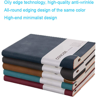 Carnet personnalisé en cuir PU A5, journal personnel, notes, mémo de réunion, carnet d'écriture, couverture rigide, papeterie de bureau