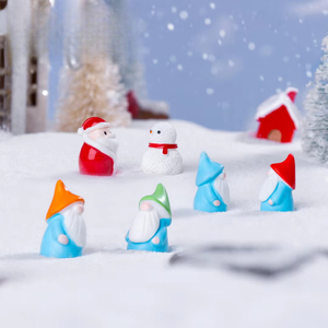 Nuovi micro-paesaggi natalizi di Weijs, Babbo Natale, Gnomo, Stanza con pupazzo di neve, accessori decorativi fai da te, mini ornamenti - Product Image 2