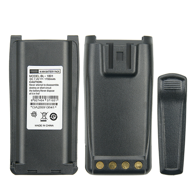 BL1801 1700mAh NI-MH Replace Battery for HYT TC700 TC710 TC780 TC780M Two Way Radios Battery