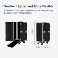Affiche LED pliable d'intérieur P1.25 P1.86 P2.5 4K 600-800 nits WiFi Novastar SMD COB GOB pour salons professionnels et événements