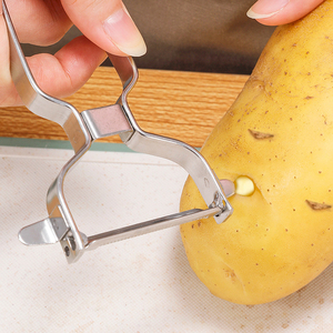 Top người bán 2023 sản phẩm nhà bếp khoai tây <span class=keywords><strong>Peeler</strong></span> Trái Cây Rau công cụ thép không gỉ gọt vỏ - Product Image 4