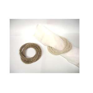 Porte-serviettes de table de luxe en cristal et en jute, moderne, élégant, pour les mariages, centre de table, fête de mariage, en laiton - Product Image 1
