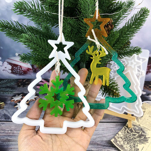 Moule en silicone pour résine fait main, style DIY, ornements décoratifs et outils pour gâteaux, pour la fabrication de résine, moule en plâtre - Product Image 2