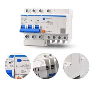 Interruptor Diferencial RCBO ELCB Comercial para el Hogar, Material PA66, 63A, 30mA, 1P+N, 6kA, Montaje en Riel, 230V, Blanco, Curva C - Product Image 5