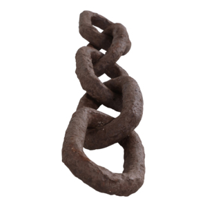Scultura decorativa a catena, ornamento moderno per soggiorno, ufficio, decorazione per la casa, pezzo d'arte contemporanea - Product Image 3