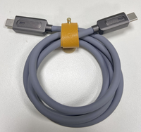 Nuevo Cable USB Tipo-C YP-050 al por Mayor a Bajo Precio 2026, Cable de Carga Rápida de Silicona Negra Trenzada de 1 m para Teléfonos Android y Computadoras