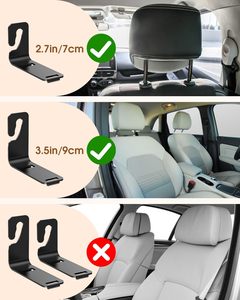 Organizador para Asiento Trasero de Coche con Portavasos de 3.7", Caja de Almacenamiento Multifuncional con Soporte para Tableta para Viajes en Coche - Product Image 5
