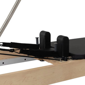 Reformer Pilates en bois d'érable blanc de haute qualité, trapèze 3 en 1, <span class=keywords><strong>tour</strong></span> complète, version courte pour les jambes, studios de yoga pour la vente - Product Image 3