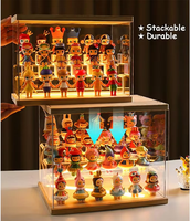 Boîte de Rangement de Parfum de Bureau Multi-Niveaux en Gros, Meuble Présentoir Anti-Poussière en Acrylique pour Cosmétiques et Produits de Soin de la Peau