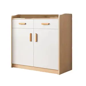 2023 горячая Распродажа современный простой дизайн деревянный кухонный шкаф для хранения