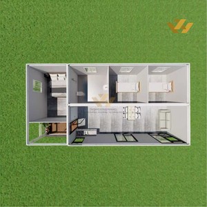 Maisonnette Modulaire Personnalisable, Durable, Moderne et Respirante pour Bureau à Domicile, Montage Rapide, Économique, en Acier Plat, pour Salon - Product Image 2
