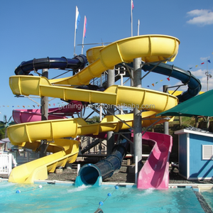 Scivolo d'Acqua in Vetroresina per Parchi Acquatici e Piscine, Attrezzatura per Divertimento Familiare o Scolastico - Product Image 1