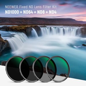NEEWER 67mm Fixed ND Filter Kit <span class=keywords><strong>ND1000</strong></span> ND64 ND8 ND4 Neutral Density Filter Set Camera Lens Variable ND Filter - Product Image 2