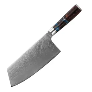 Coltello da cucina in acciaio damasco di nuova qualità coltello da cucina taglio carne bistecca vegetale manzo casa coltello da cucina