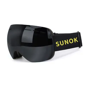 CHOOYOU 2022 신제품 맞춤형 이중 실린더 강화 렌즈 단일 고밀도 스폰지 안개 방지 스키 안경