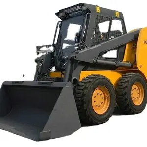 Omnipotent machine skid steer loader LON-KING LG307 with all working attachments for sale