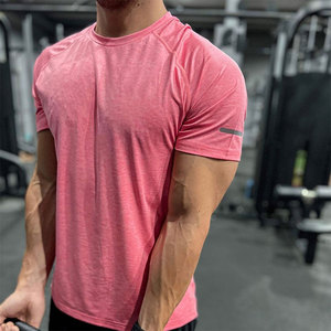 Men Mesh Performance Quick Dry Stretch Breathable Short Sleeve Tech Crew <strong>Shirt</strong> - Product Image 1