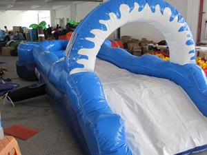 Pvc <b>Inflatable</b> <b>Slide</b> for Kids' Outdoor Indoor <b>Water</b> Sliding & Slip School Use Commercial 10-Person Capacity - Product Image 5