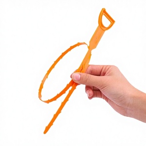 Strumento Portatile in Plastica per la Rimozione di Ostruzioni e <span class=keywords><strong>Capelli</strong></span>, per Scarichi, WC, Vasche da Bagno, Lavelli da Cucina e Docce, Lungo, Molto Venduto - Product Image 4