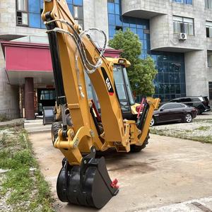 Used Good Condition 4x4 Drive Caterpillar 420F 20 Ton <b>Backhoe</b> <b>Loader</b> for Construction Original CAT Engine Low Hours - Product Image 4