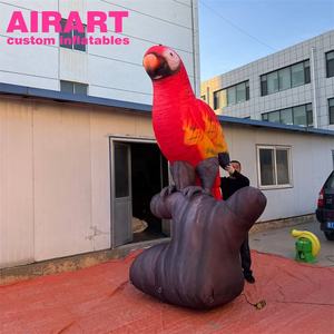 Perfecto para Eventos en Zoológicos y Parques Temáticos, Loro Inflable del Paraíso Tropical, Globo Inflable con Forma <span class=keywords><strong>de</strong></span> Pájaro Loro - Product Image 6