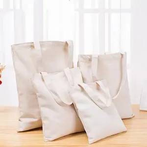 China Supplier Custom Logo Size Printed Eco Friendly Reusable Canvas Tote Bag Cotton Shopping Bags