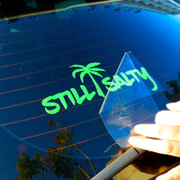 Étiquette de sécurité adhésive décorative en vinyle résistant aux UV et aux intempéries, autocollants personnalisés LogoTransfer pour fenêtre et décalcomanies pour fenêtre de voiture