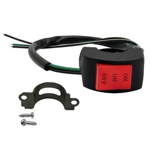 TCYATO 22mm 오토바이 핸들바용 LED 헤드라이트 스위치 상향등/하향등 3선 점화 버튼 주행등 스위치 - Product Image 5