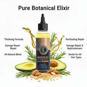 Aceite Capilar Vegano Orgánico Anticaspa de Tratamiento Profundo, Fortalece, Repara el Daño, Engrosa el Cabello y Previene la Caída del Cabello - Product Image 3