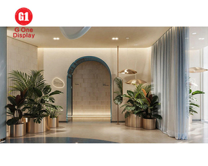 Modern Hair Salon Furniture with LED Lighting | Custom Luxury Beauty Hair Shop Interior Design & Fashion Spa Beauty Salon Decor - Product Image 5