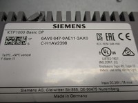 6AV6647-0AE11-3AX0 6AV66470AE113AX0 Panel Táctil Siemens KTP600 con Comunicación RS485 para Programación de PLC