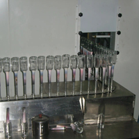 Ligne de revêtement automatique pour peinture sur plastique, métal, céramique, acier, verre rouge et bouteilles cosmétiques avec four de cuisson
