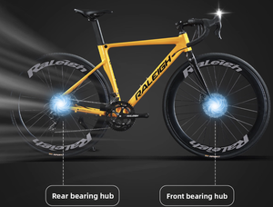 Vélo de route en alliage d'aluminium 700CB pour adultes, freins à disque doubles, 16 vitesses, guidon sport, style sportif pour hommes et femmes - Product Image 4