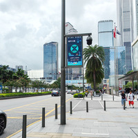 Affichage LED intelligent extérieur étanche P4 P5 Pleine couleur Publicité de rue Vidéo Affichage numérique Affichage LCD