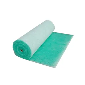 Fiberglass Air Filter Gulungan Cat Semprot Booth Filter