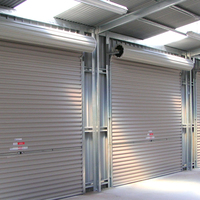Porte de garage en acier galvanisé électrique, extérieure, automatique, télécommandée, volets roulants en acier