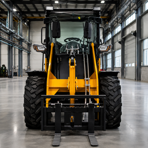 Livraison Gratuite Mini-chargeuse sur pneus 2 tonnes avec cabine, fourches à palettes, godet, Kubota CE EPA EURO5, chargeuse agricole, vente en gros - Product Image 5