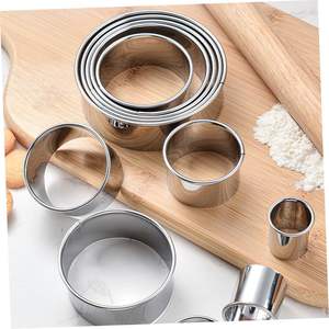 Kitchen Accessories <b>Cooking</b> Mould Sets Biscuit Tools Cake <b>Ring</b> Sets Mousse Moulds Mold Bakeware Round Circle Cookie Cutter - Product Image 5