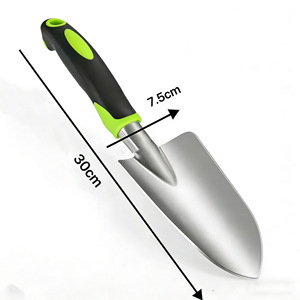 Truelle de jardinage robuste avec trou de suspension, <span class=keywords><strong>outil</strong></span> manuel <span class=keywords><strong>pour</strong></span> creuser et planter, manche en acier résistant à la rouille, outils de jardinage ergonomiques durables - Product Image 5
